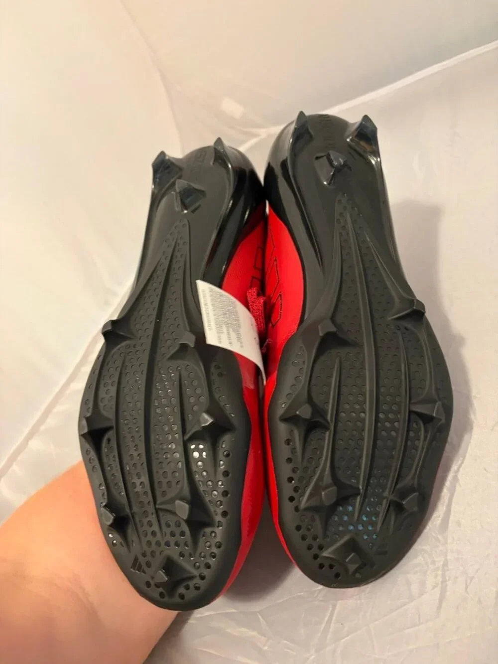 Adidas Adizero Electric II power red black men’s football cleats sz 13 JH8744